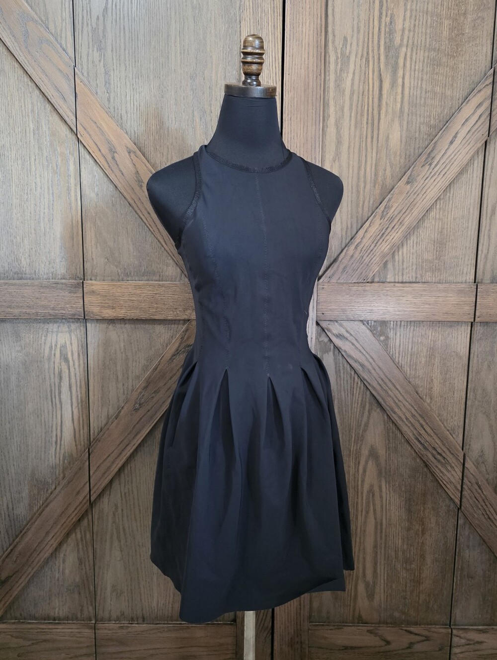 Lululemon Scuba Halter Pleated Dress